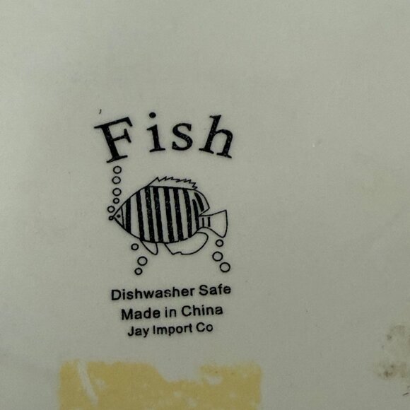 Tropical Ocean Fish Bowl Planter Coastal Beach House Decor Sea Art By Jay Import - Picture 10 of 16